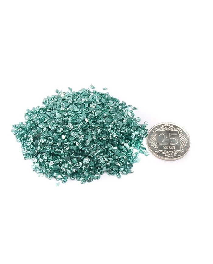 CAM KIRIĞI TURKUAZ MAVİ TENEKE HAVYAR - İNCE 50 Gr