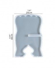 Rahle Düz Model Bir Adet Epoksi Reçine Silikon Kalıp -Kod:942