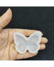 Reçine Epoksi Kalıp Kolye Anahtarlık Kelebek - A9