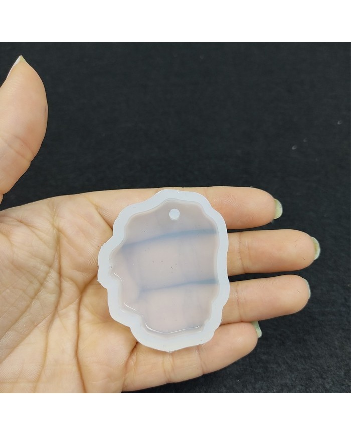 Reçine Epoksi Kalıp Kolye Anahtarlık Bulut  A-21