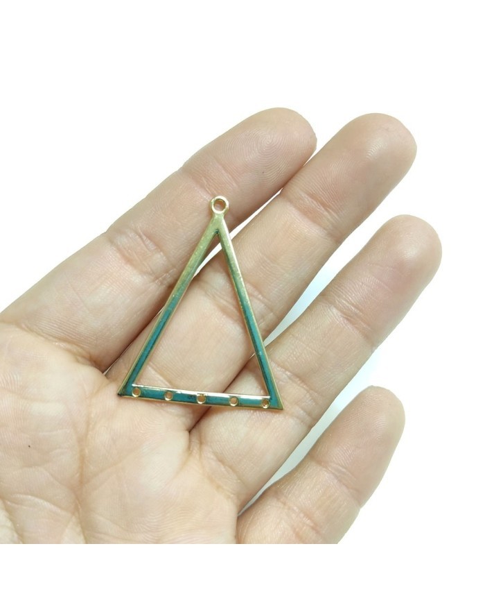 Üçgen Metal Kolye Ucu