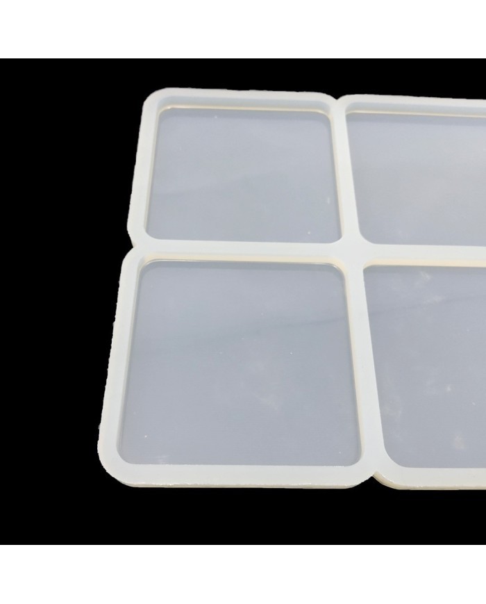 Kare Dörtlü Kalıp - Reçine Epoksi Kalıp - ÇB1