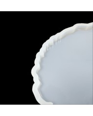 Dalgalı Oval Tepsi Reçine Epoksi Kalıp - T7