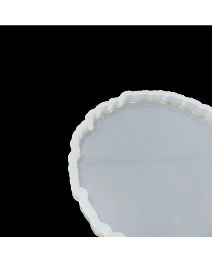 Tırtıklı Yuvarlak Bardak Altı Reçine Epoksi Kalıp - B1