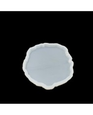 Tırtıklı Bardak Altı Reçine Epoksi Kalıp - Yuvarlak - B6