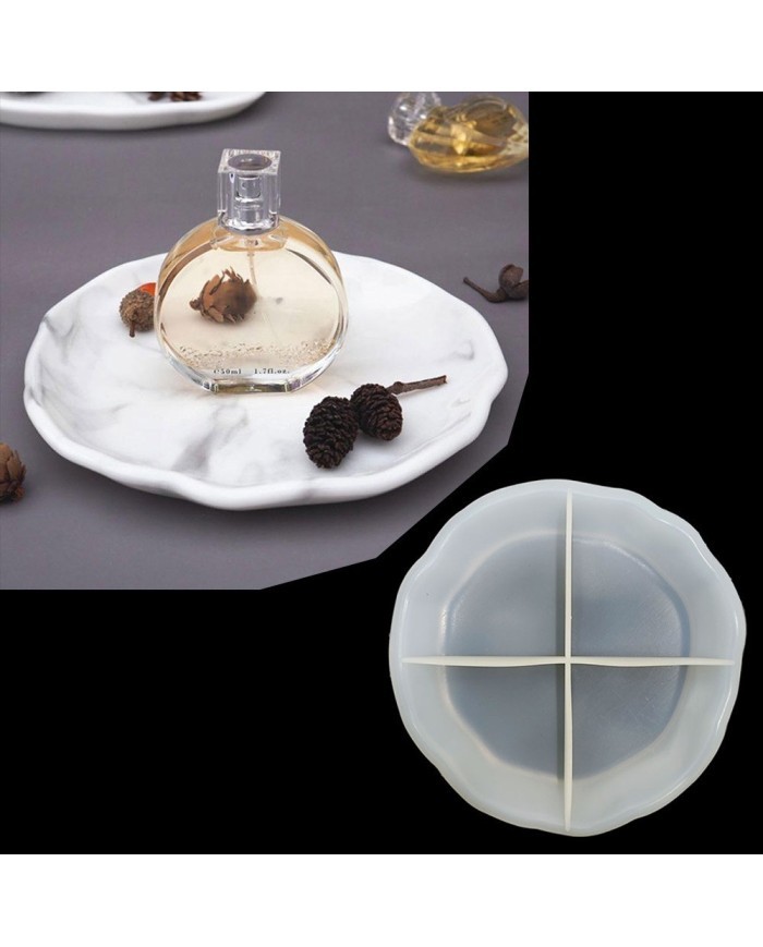 Epoksi ve Beton Silikon Kalıp - Yuvarlak Tabak -Kod:283