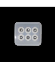 16 mm Yassı Boncuk - Epoksi Silikon Kalıp -Kod:169