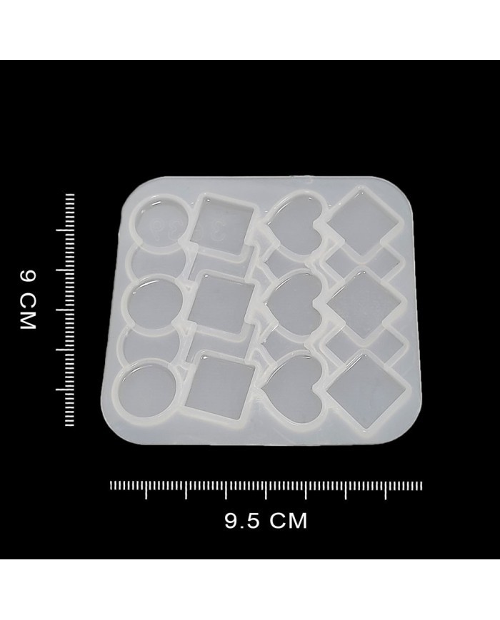 4'Lü Toka Epoksi Silikon Kalıp  -Kod:259