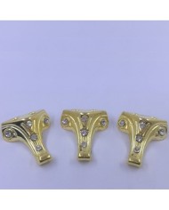 Epoksi Tepsi Tesbih Kutusu Ayakları - Gold