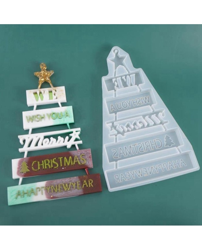 Yılbaşı Epoksi Kalıbı  -Kod:297