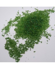 Yeşil Uçan Baloncuk Cam Boncuk Deliksiz 10 Gr