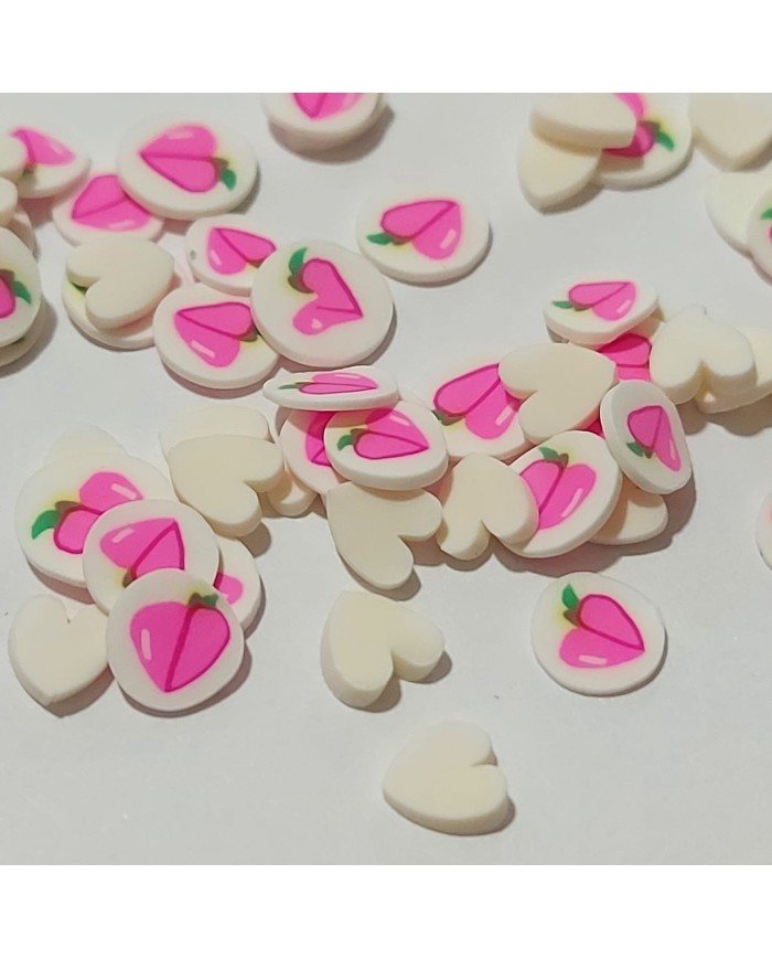 Fimo Çilek Epoksi Tırnak Pulu 5 Gr