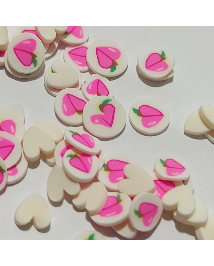 Fimo Çilek Epoksi Tırnak Pulu 5 Gr