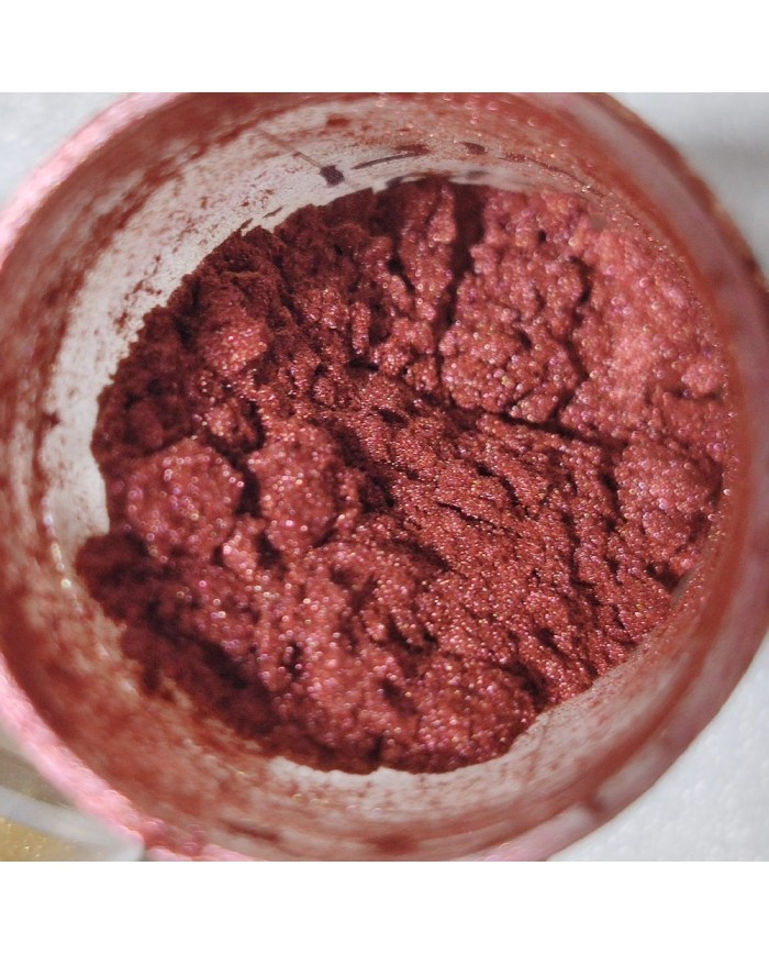 Sedef Pigment Metalik Toz Boya - Kırmızı bakır - 5 Gr