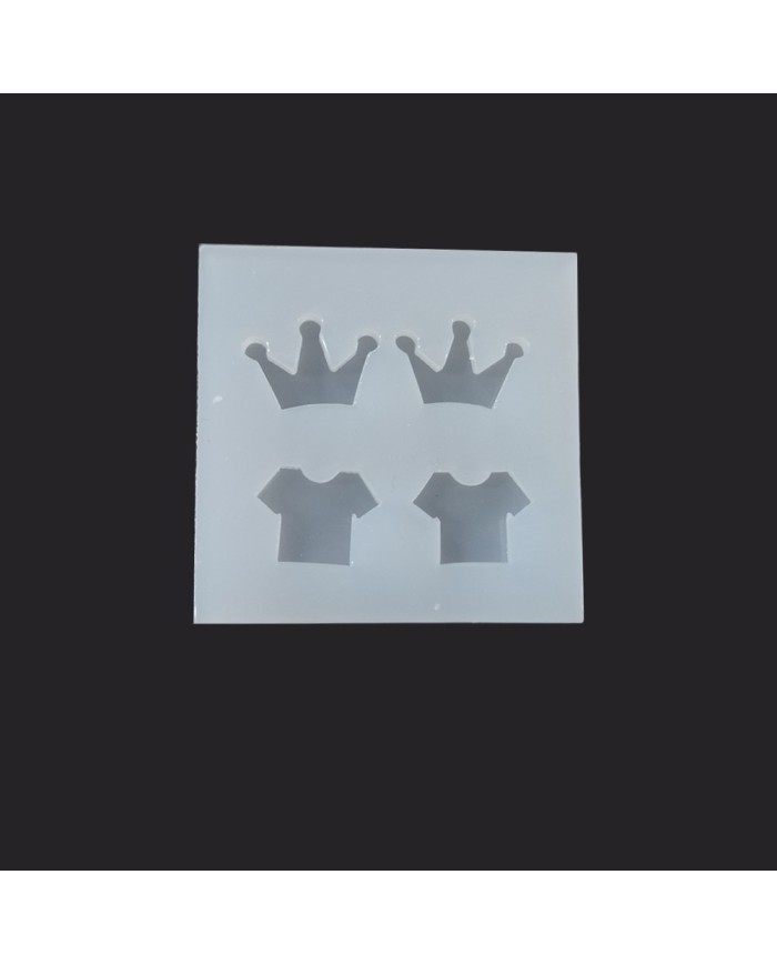 Kolye Reçine Epoksi Kalıp Taç Elbise  -Kod:145