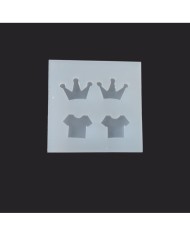 Kolye Reçine Epoksi Kalıp Taç Elbise  -Kod:145