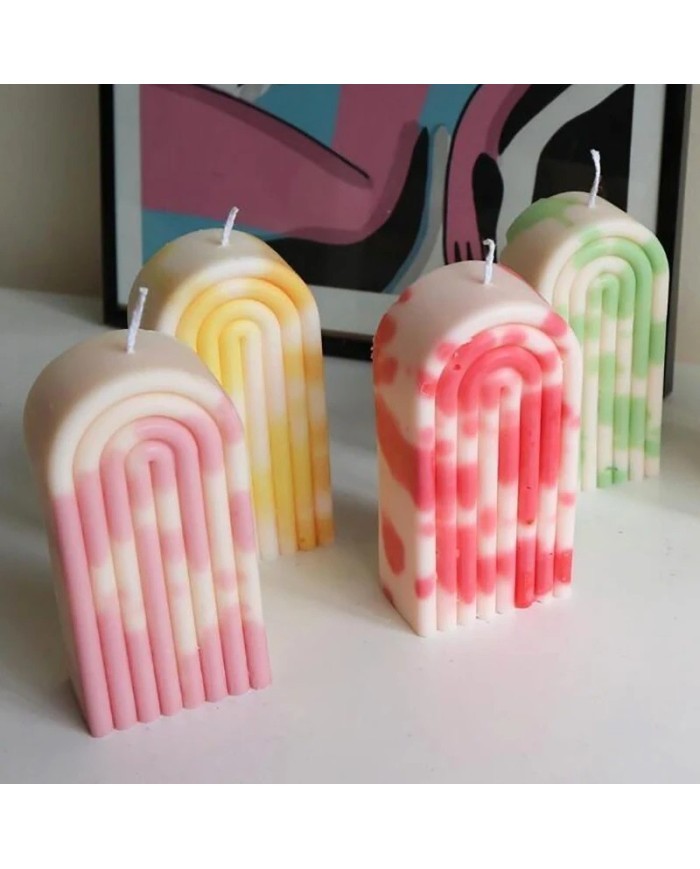 Dekoratif Epoksi Beton ve Mum Kalıbı - Kod: 274