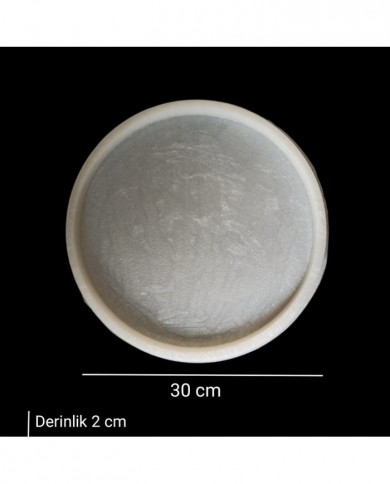 30 Cm Yuvarlak Tepsi - Hobi Silikon Kalıbı SN36 - Kod: