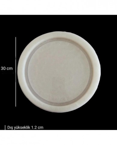 30 cm - Yuvarlak Tepsi Kalıbı