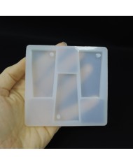 Anahtarlık Ve Küpe Kolye Reçine Epoksi Kalıp -Kod:366