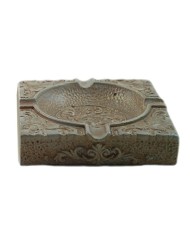 Desenli Kulluk - Beton Saksı Silikon Kalıp - B-139