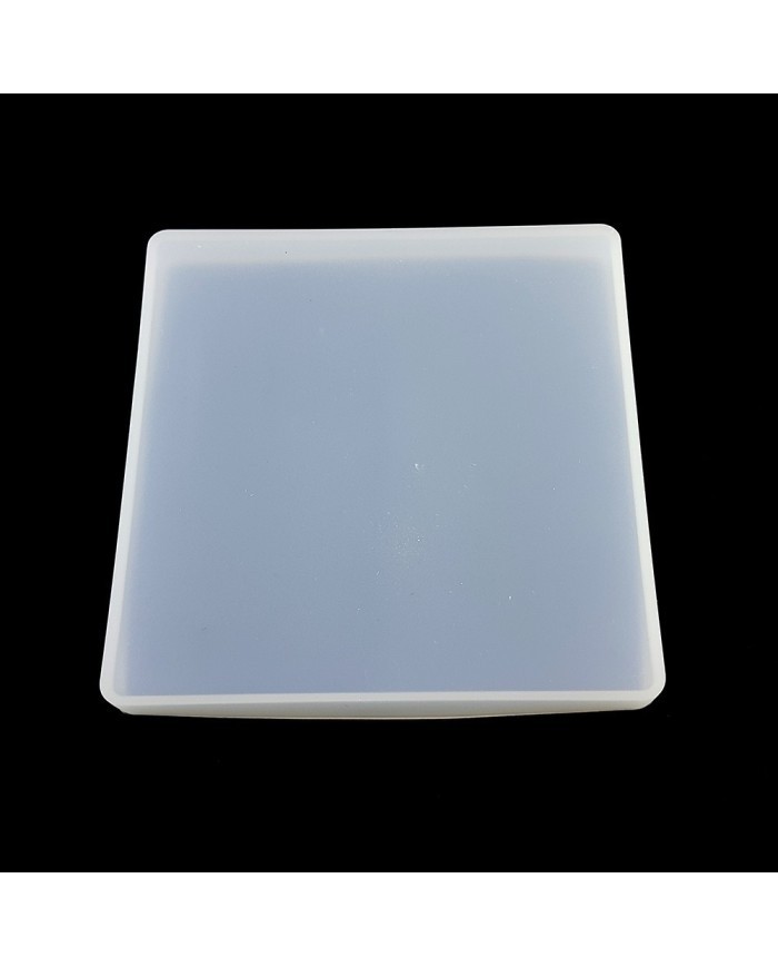 Kare Bardak Altı Dört dörtlük - Epoksi ve Beton Kalıbı-Kod:323