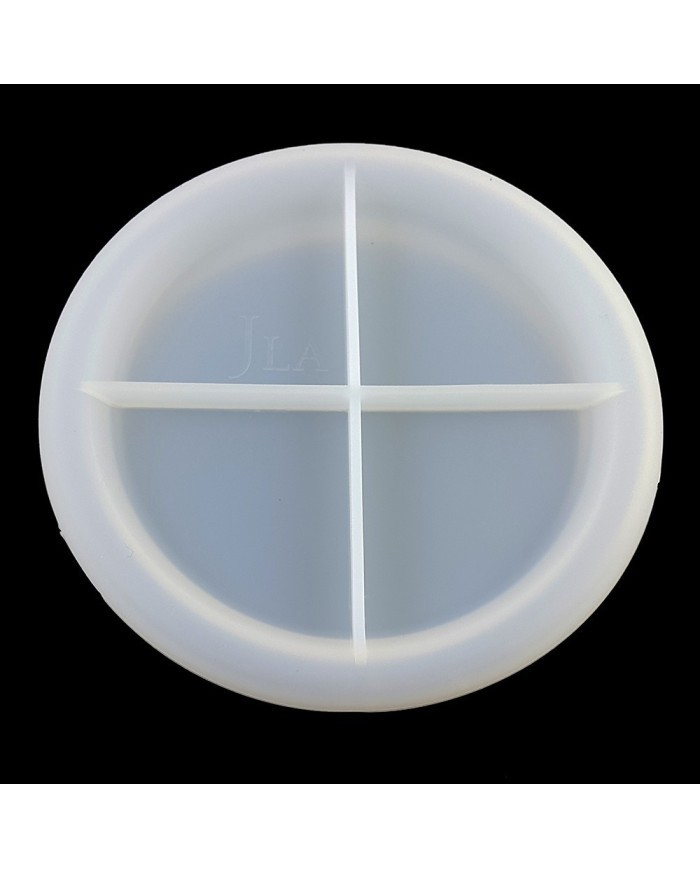 Tek Şekerli ( Çay Tabağı ) - Epoksi ve Beton Silikon Kalıbı-Kod:328