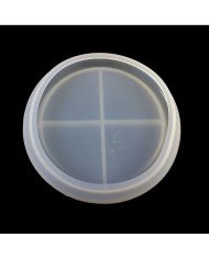 Tek Şekerli ( Çay Tabağı ) - Epoksi ve Beton Silikon Kalıbı-Kod:328