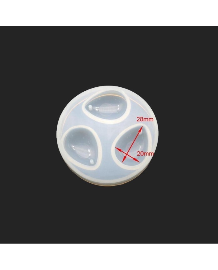 Küpe & Kolye Reçine Epoksi ve Kalıbı  - Kod:10