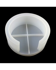 Bardak Altlığı Epoksi Kalıp Seti- Yuvarlak - Kod:321set