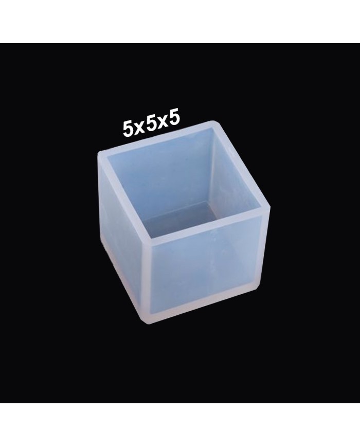 Küp Reçine Epoksi, Mum, Beton ve Sabun Kalıbı - 5cm -Kod:61