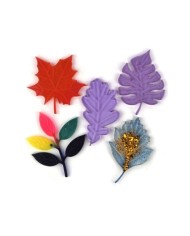 Reçine Epoksi Büyük Bardak Altı Yaprak Model-Kod:373