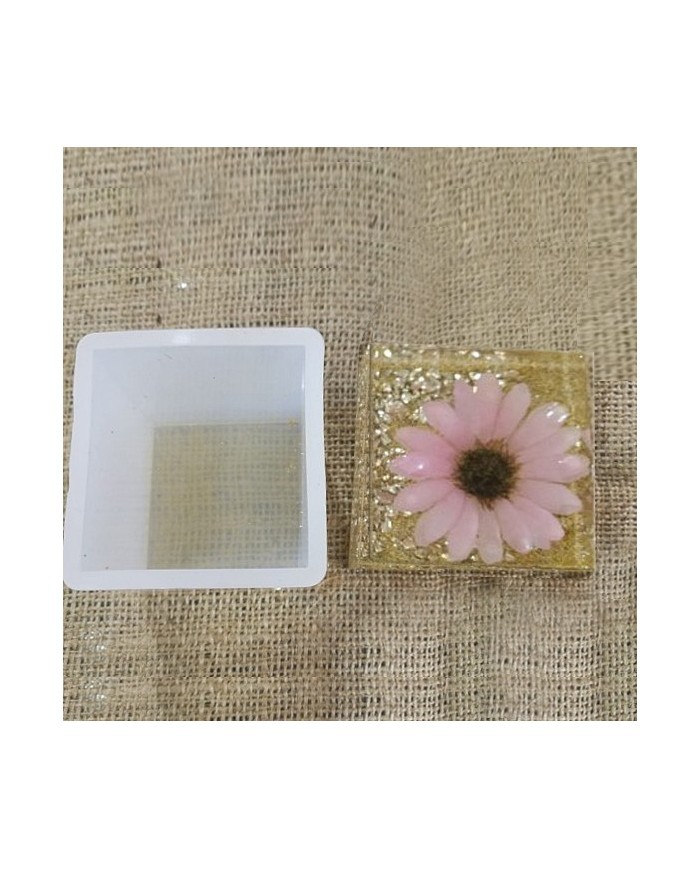 Küp Reçine Epoksi, Mum, Beton ve Sabun Kalıbı - 5cm -Kod:61