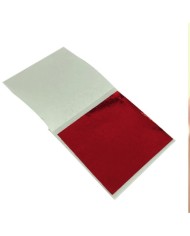 5 Adet Yaprak Varak - Varak Kağıt-Kırmızı