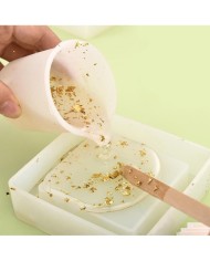 5 Adet Yaprak Varak - Varak Kağıt-Kırmızı