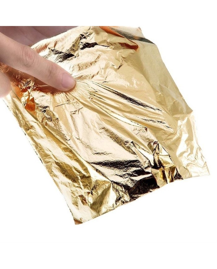 5 Adet Yaprak Varak - Varak Kağıt-Kırmızı