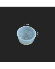 Kolye Reçine Epoksi Kalıp - Dalgalı Yuvarlak -Kod:74