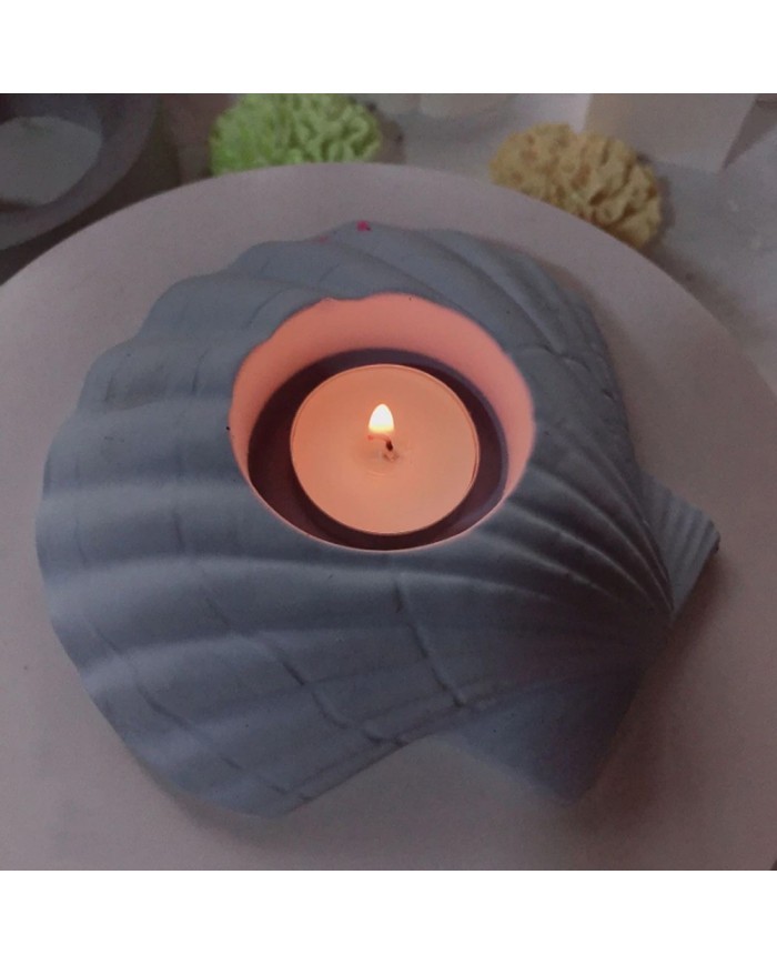 İstiridye Taş Saksı Sedef Kalıbı