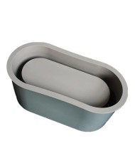 Oval Silikon Beton Saksı Kalıbı