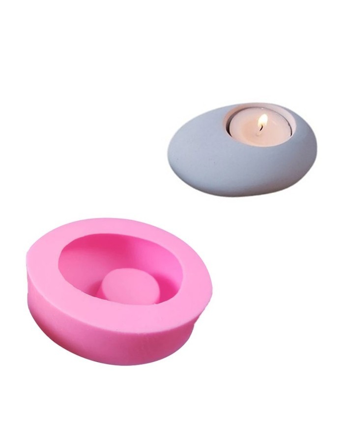 Silikon Beton Saksı Kalıbı - Oval
