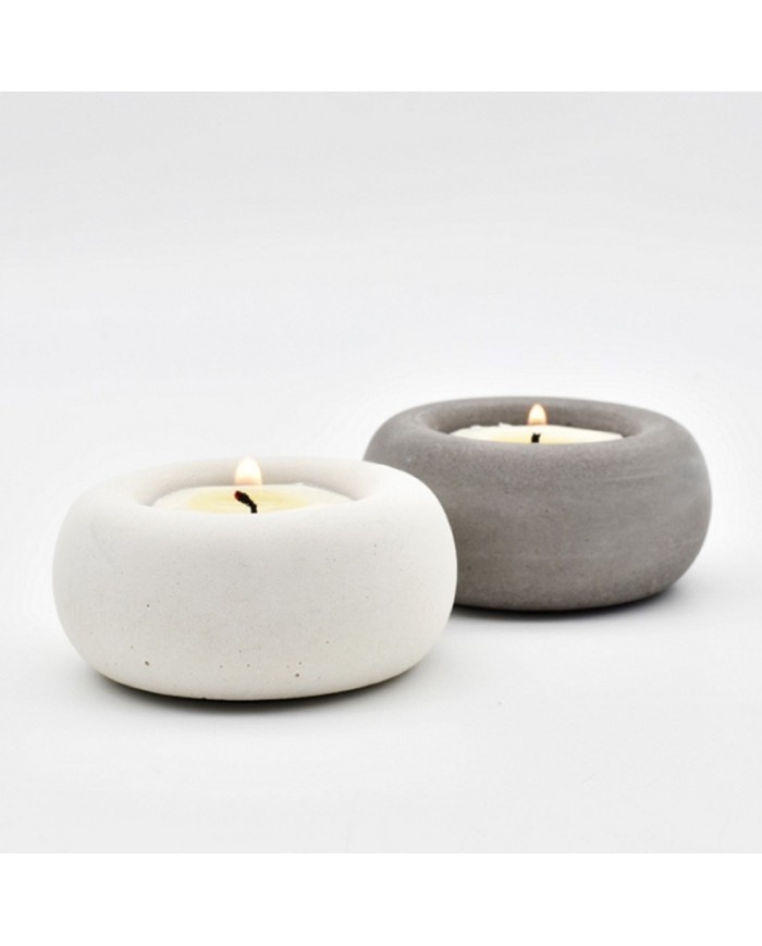 Yuvarlak Tealight Mumluk Silikon Kalıbı