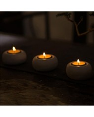 Yuvarlak Tealight Mumluk Silikon Kalıbı