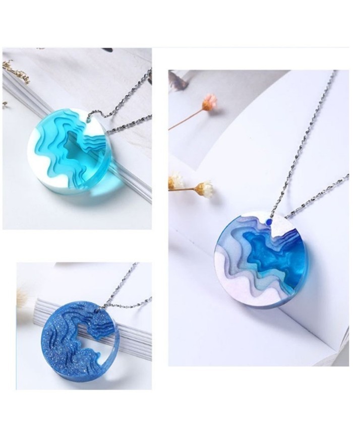 Kolye Reçine Epoksi Kalıbı - Yuvarlak -Kod:923