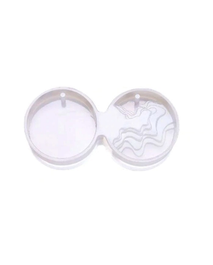 Kolye Reçine Epoksi Kalıbı - Yuvarlak -Kod:923