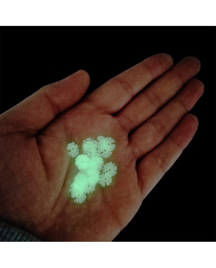 Epoksi Süsleme Pulu - Fosforlu Çiçek Yeşil