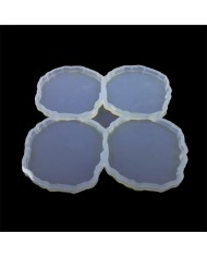 Dörtlü Yuvarlak Magnet Reçine Epoksi Kalıbı 7 cm - ÇM1