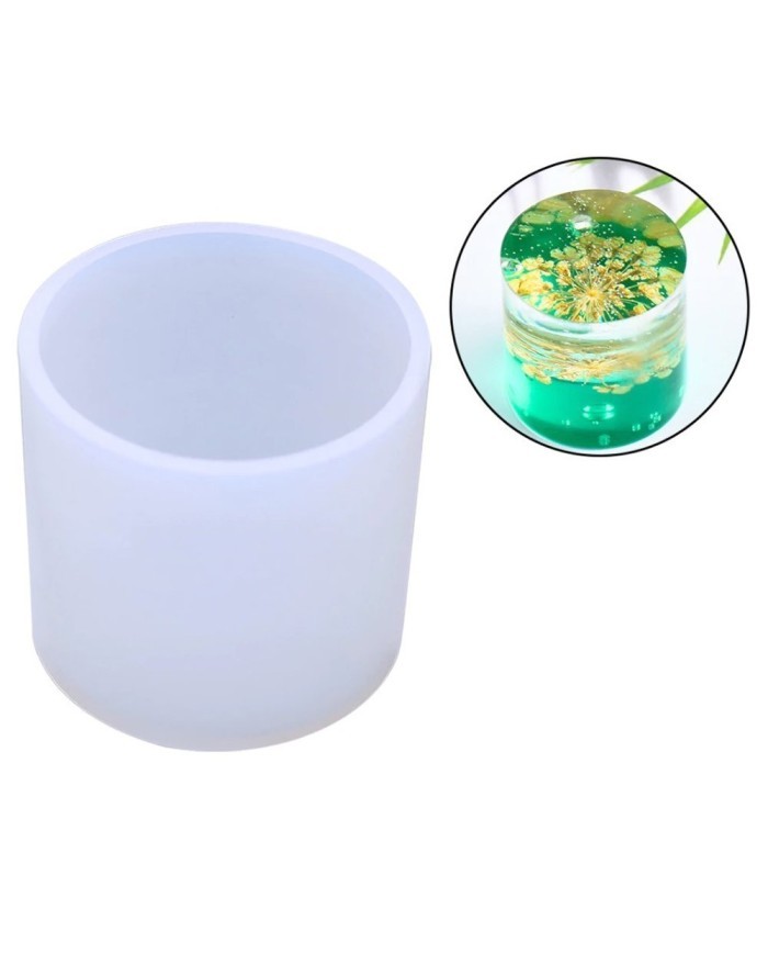 Silindir - Reçine Epoksi, Mum ve Beton Kalıbı  4.2 cm -Kod:944