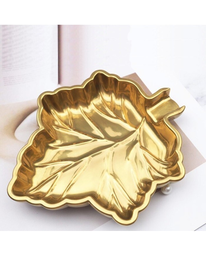 Yaprak Çerezlik 14.50cm- Reçine Epoksi ve Beton Kalıbı -Kod:946