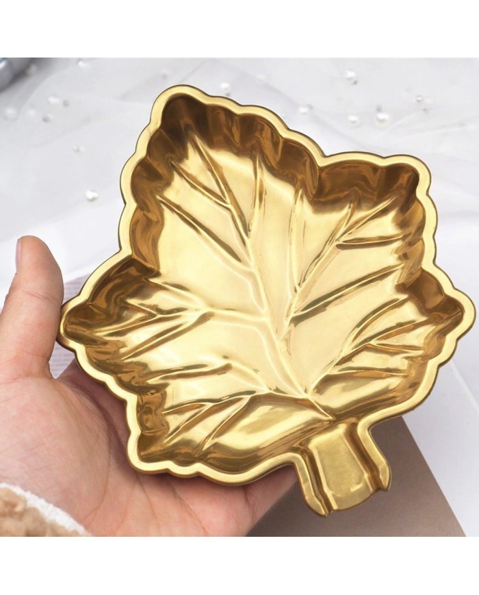 Yaprak Çerezlik 14.50cm- Reçine Epoksi ve Beton Kalıbı -Kod:946