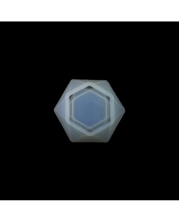 Altıgen saksı - Reçine Epoksi, Mum ve Beton Kalıbı -Kod:948